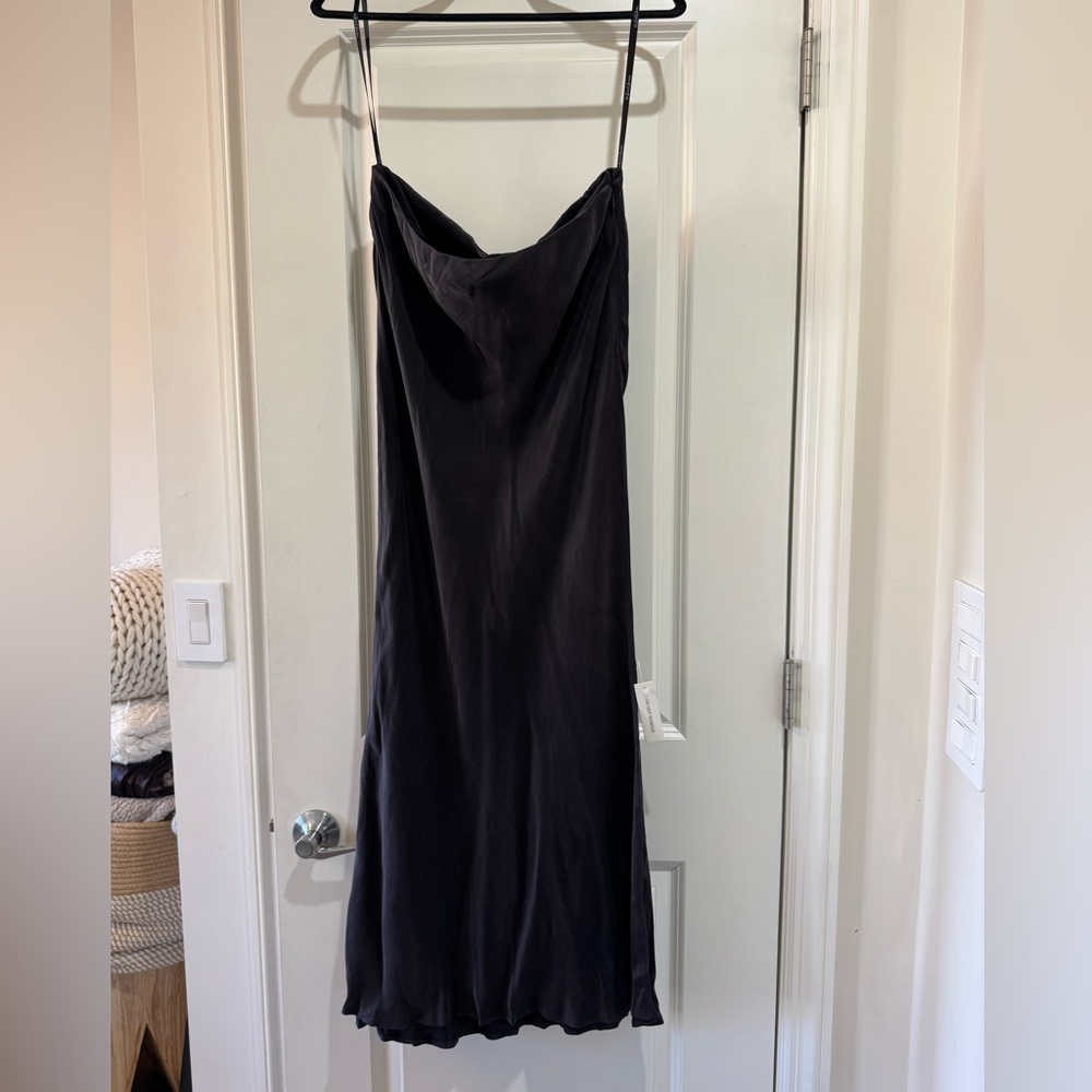 For Love & Lemons Dark Gray Maxi Skirt